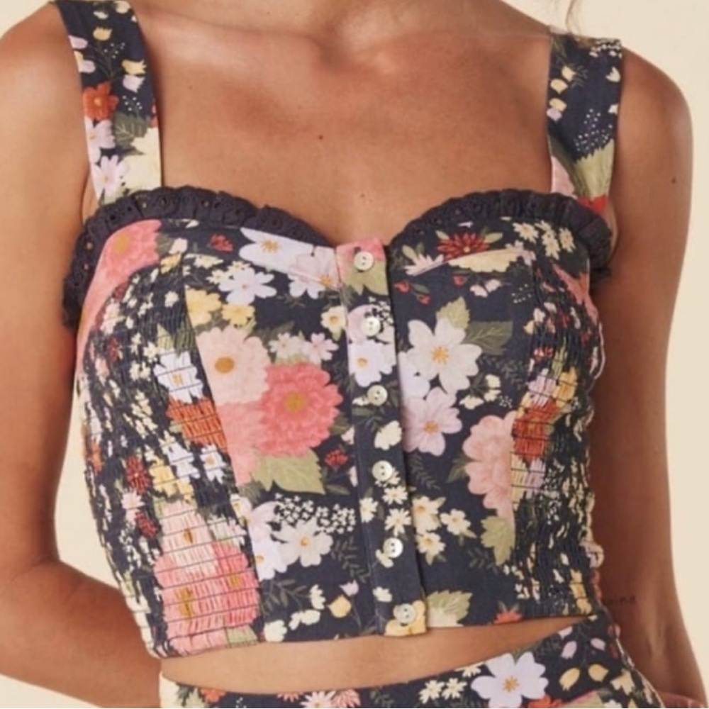 Sangria corset top BNWOT